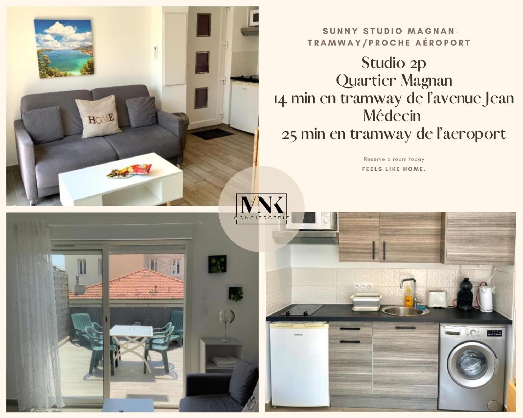 Apartment Sunny - Magnan, Tramway-proche Aeroport Nice
